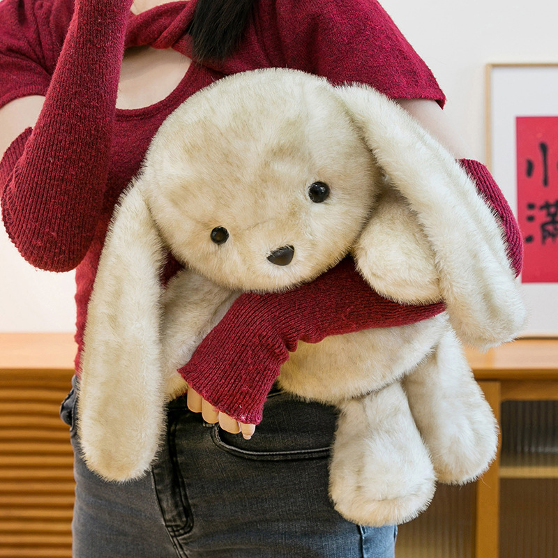 正版可爱兔丢丢小兔子公仔玩偶女生娃娃抱枕毛绒玩具娃娃女生礼物-阿里巴巴