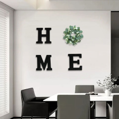 クロスボーダーHome木製アルファベット花輪リビングルームレストラン壁面装飾壁掛け壁貼り寝室家庭装飾品