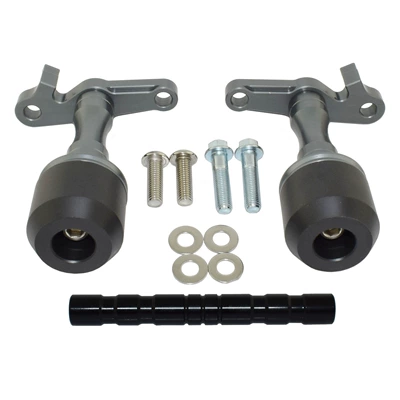block engine anti-fall rod – Motorcycle frame - titanium-color