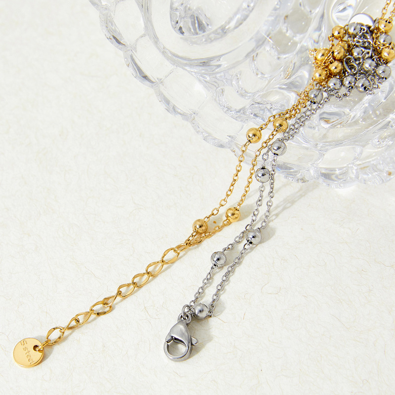Alloy Material Geometric Pattern Simple Style Geometric Alloy Plating Anklet
