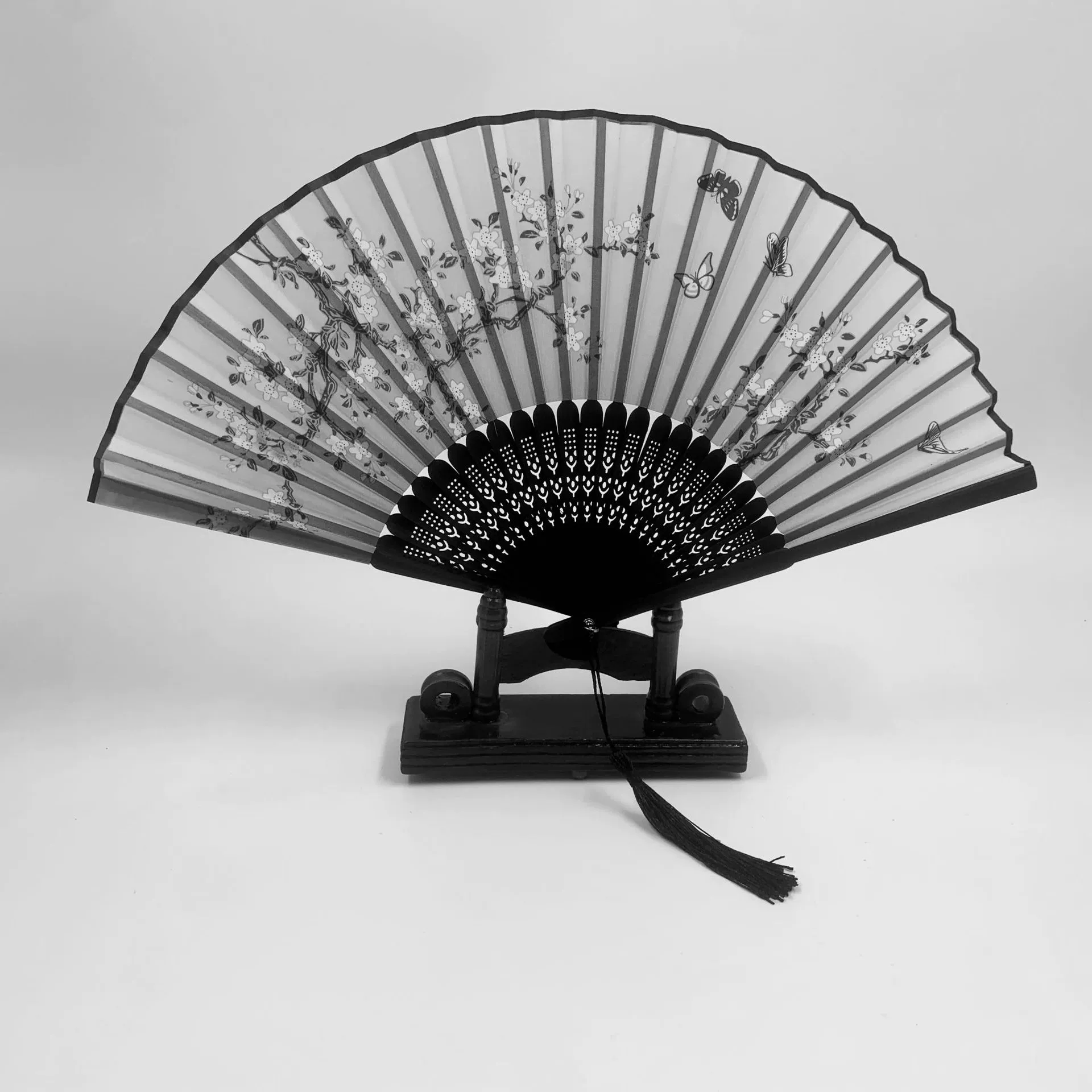 Folding Hand Fan Hanfu Style, Silk-screen Print, High-definition Patterns, Fine Workmanship