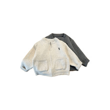 儿童开衫2025秋装新款韩版男童洋气针织毛衣春秋韩版秋冬小外套潮