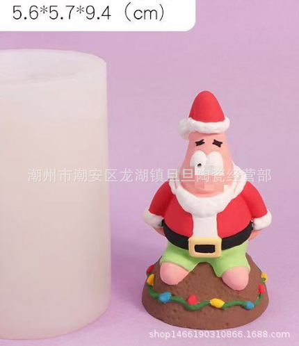 Muñeca de yeso blanco embrión 3D creativo Durian pequeño ❤ pintado de yeso graffiti hecho a mano puesto de graffiti