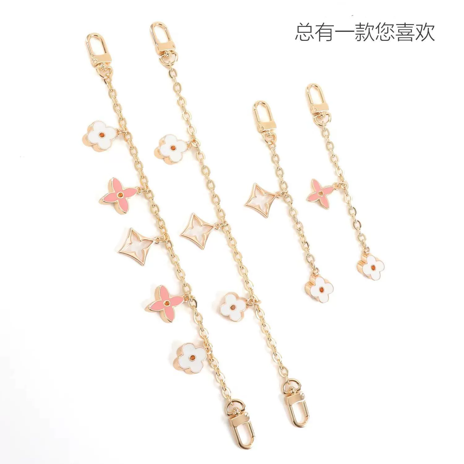 Bag accessory, four-leaf clover, high-quality style, does not fade