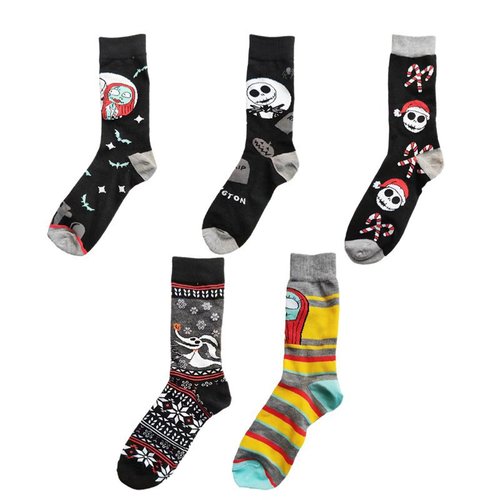 Men's wholesale cotton socks large size cotton anime four seasons manufacturer casual Halloween European and American beauty ins Amazon socks