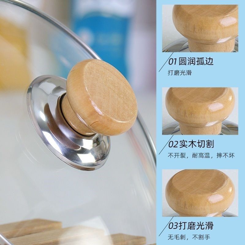 Perilla para tapa de olla de acero inoxidable