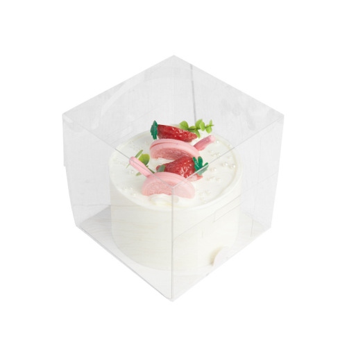 6-inch portable transparent disposable cake box 8-inch cut layer cake baking tiramisu dessert packaging box