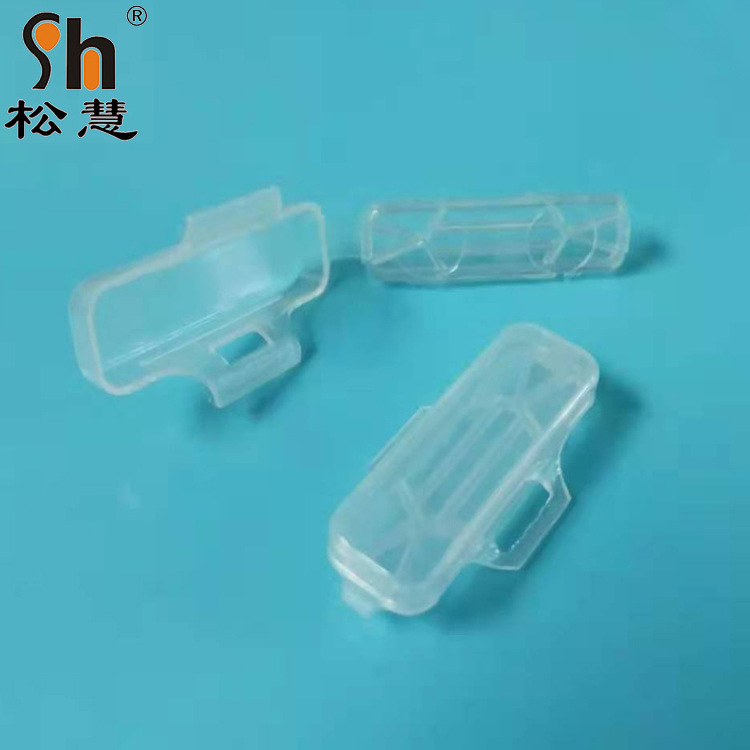 电线标示盒 防水标示盒 电线标牌 中号43*10MM 透明胶标签盒