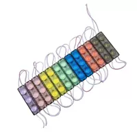 Мини 3 лампы рекламная вывеска световой короб логотип светящееся слово 12V 2835LED литье под давлением с модулем линзы
