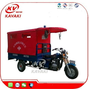 Afrika Mario 175cc Təcili Yardım Trisikleti Motosiklet Avtomobil Təcili Yardım
