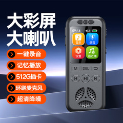 スマートボイスレコーダー 超長時間録音 SU7 大型カラー画面 大型スピーカー 高音質ノイズリダクション 大容量 携帯型録音ツール