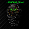 Fashionable men's watch stainless steel, calendar, quartz watches, city style