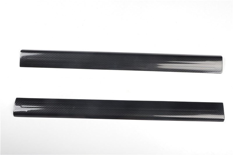 능숙한 탄소 섬유 컬러 웰컴 플레이트 2 개