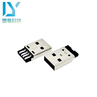 USB AM 2.0 4PIN���^/����ʽ���z�����A��/180�ȼ��LA��/L=20.6