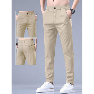 A 34422 Loose elastic men's casual pants ���ɏ�����ʿ���eѝ