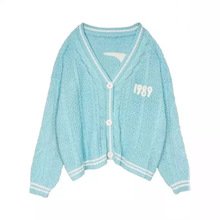 2026 �羳����ѷ��ó Women's Bird Embroidery Loose Cardigan