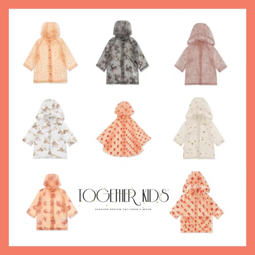 23rd Year KS Children's Raincoat for Small Students - Cape Style Waterproof Raincoat for Kindergarten - Cartoon Style Rain Gear SHJ