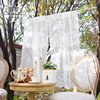 Cloth for princess, white lace curtain, french style