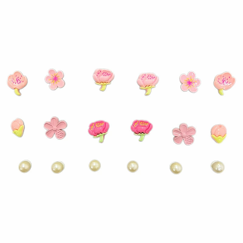 Fuchsia accessory from pearl, decorations, accessories, set, cute shoes