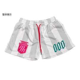 拼色三分裤男美式短裤篮球五分裤美式不过膝球裤夏季健身休闲短裤