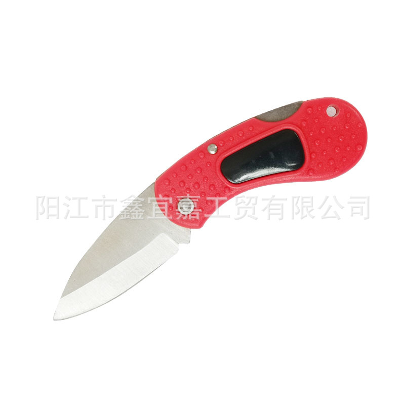 阳江不锈钢折叠小刀户外野营便携式迷你折刀拆快递小刀厂家批发