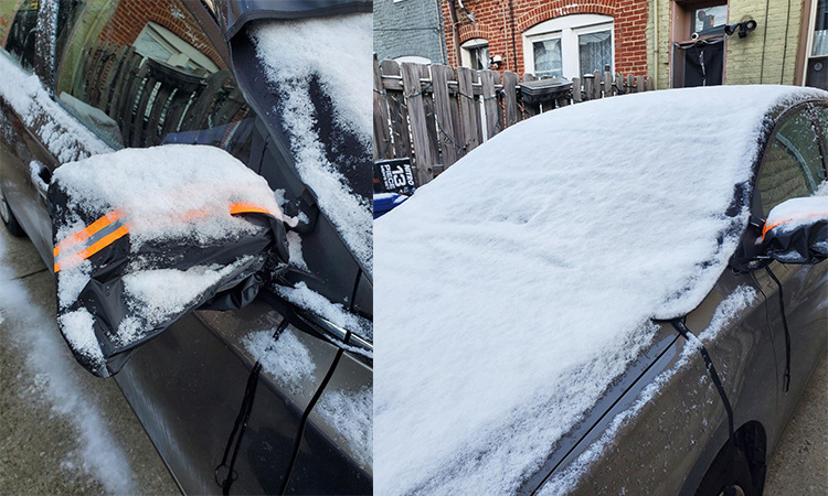 Car snow cover for front windshield, enlarged Oxford cloth car cover, winter car accessories wholesale