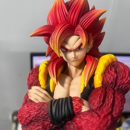 JG violento oso super cuatro wu Jita siete bolas de dragón hechas a mano de 31cm de altura modelo de personajes de animación mesa de regalo