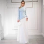 压褶跨境独立欧美晚礼服