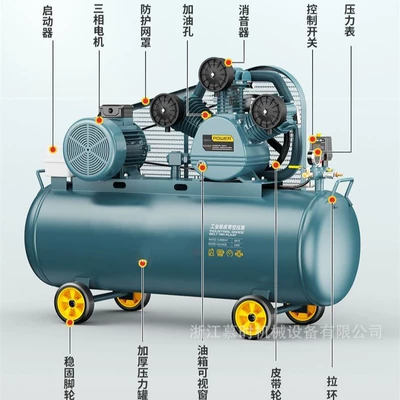 Portable small air compressor 3kw Hava kompressorları