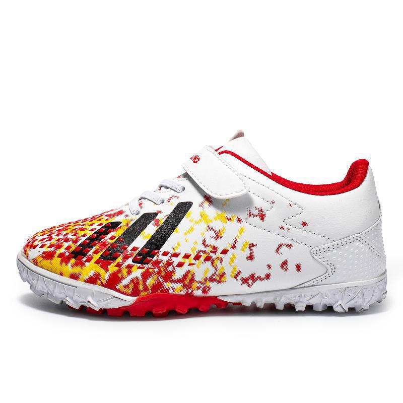 Zapatos de Fútbol Infantiles con Cierre Adhesivo TF para Terreno Firme