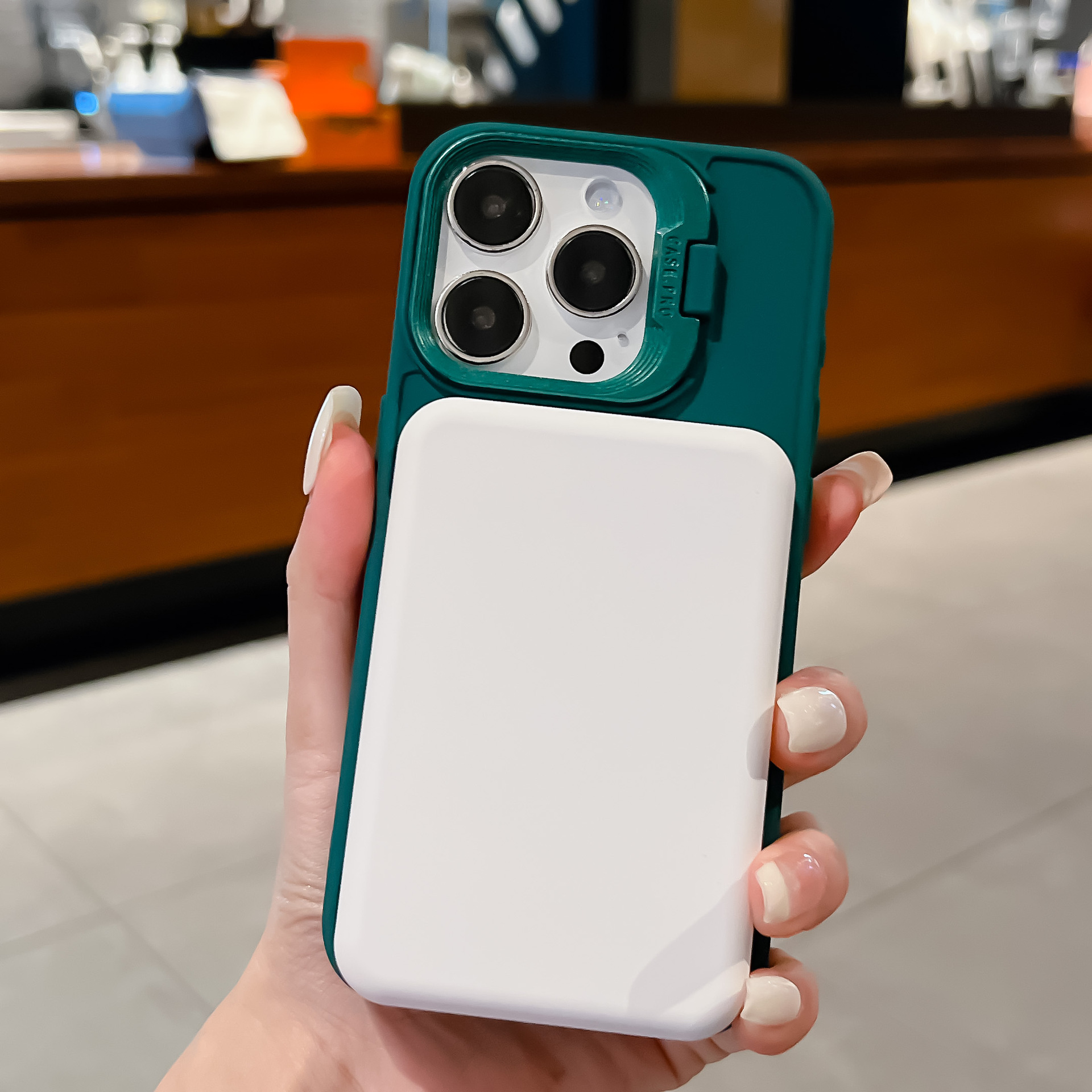 Funda suave mate compatible con iPhone 16, cubierta protectora con soporte para lente de Apple 17, Apple 17 Air.
