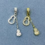 保色镶钻18k串珠材料