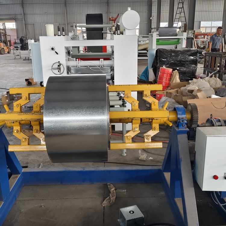 成卷镀锌钢板橡胶皮贴合机 钢卷涂胶冲压垫片贴面机 热熔胶贴合牢