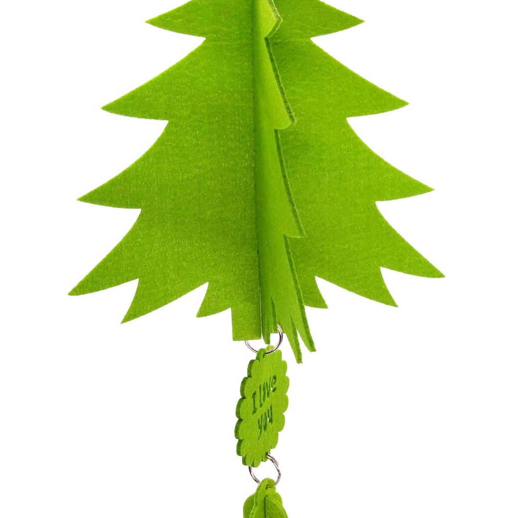 Manufactor Direct selling felt lantern christmas tree Pendants lantern Nonwoven Christmas Jubilation lantern Pendants decorate