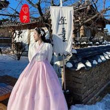 韩服延吉服日常演出服装朝鲜族服女改良表演出网红旅拍服饰超仙