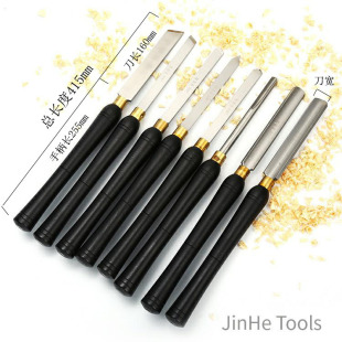 New hand-held wooden handle turning wooden knife high-speed steel woodworking turning tool single woodworking tool spot wholesale