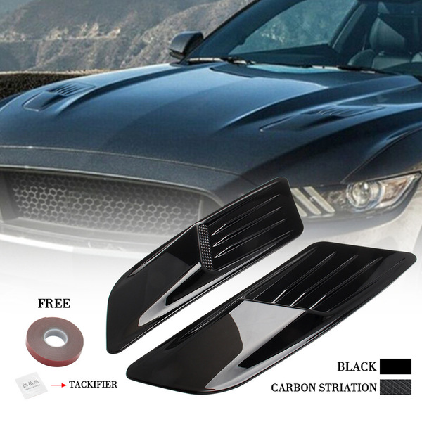 Car modification carbon fiber large hood fake air outlet hood…