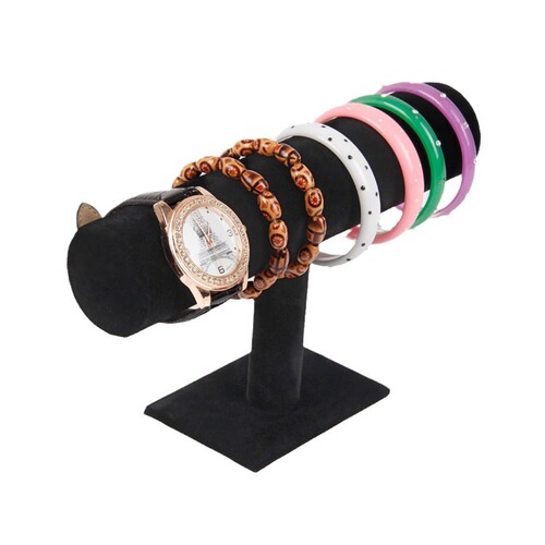 Single-layer velvet bracelet stand jewelry display stand watch props three-layer bracelet bracelet display stand