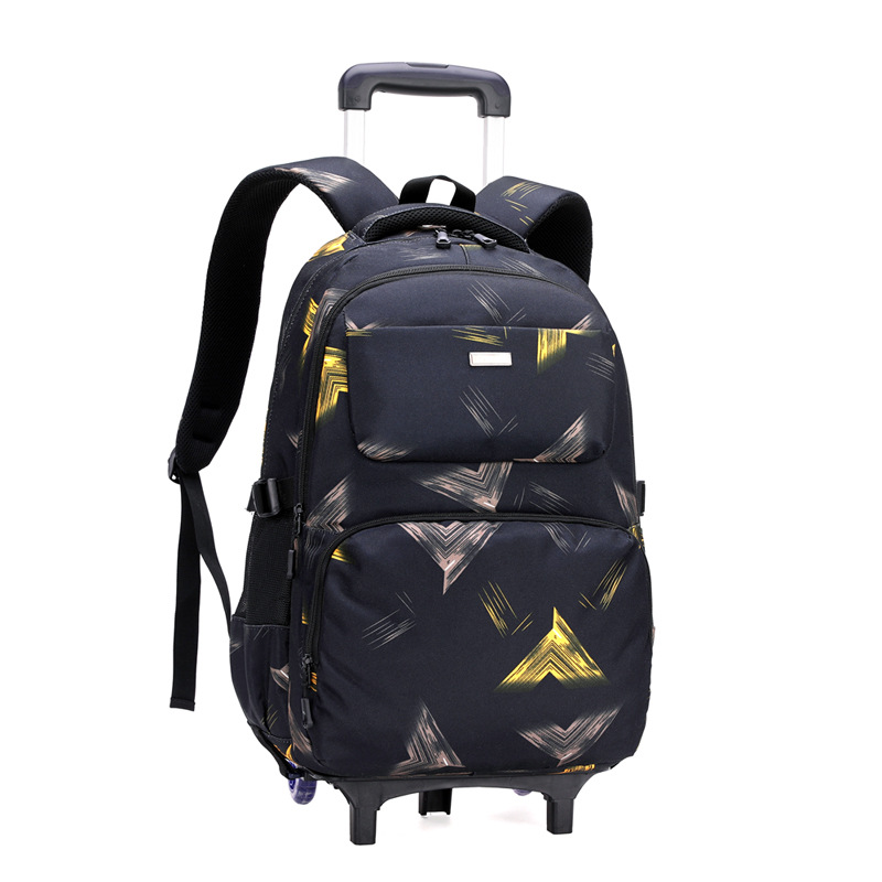 Transfronterizo especial pescado natural nueva mochila carro primaria y secundaria niños de la Escuela de gran capacidad de una sola pieza de entrega imprimible LOGO