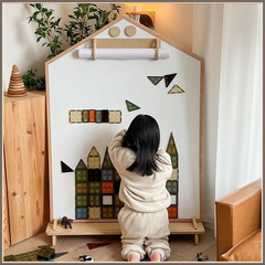 子供用お絵かきボード 磁気落書き 小黒板 ホワイトボード 両面 幼児 赤ちゃん 絵画 ライティングボード スタンドタイプ 家庭用