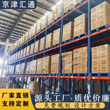 工业库房大型仓库立体库高位重型货架五金工厂加厚托盘式仓储货架