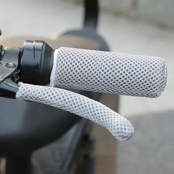 Four seasons universal electric car ice silk handle set wholesale new anti-slip sweat-absorbent motorcycle tricycle handle set factory