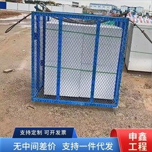 加工定制建筑工程起砖吊笼 工地高空作业加气砖吊笼上料升降笼