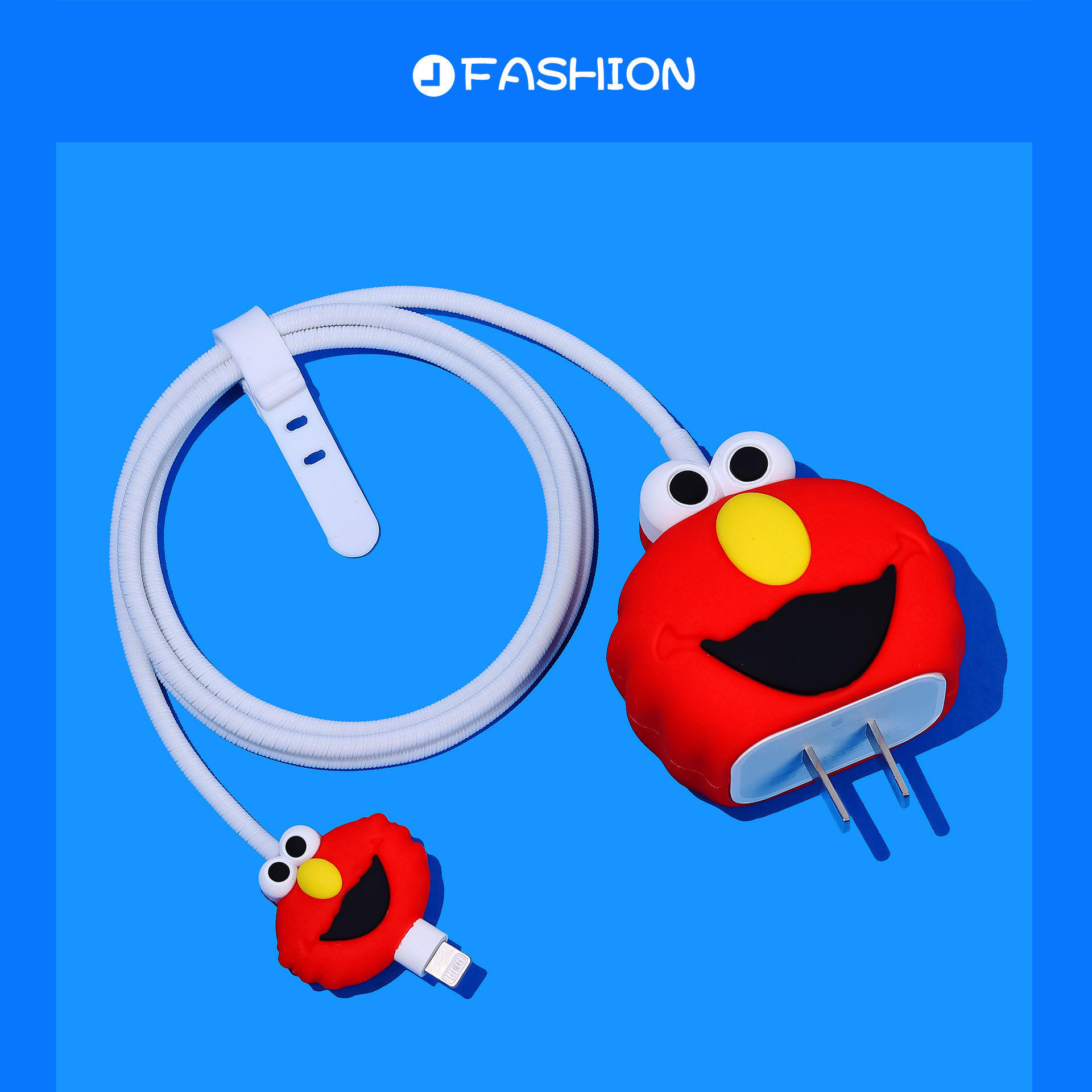 Nuevo cable de datos de dibujos animados cubierta protectora adecuado para Apple carga rápida cabeza 18/20W carga cabeza cubierta protectora Winder