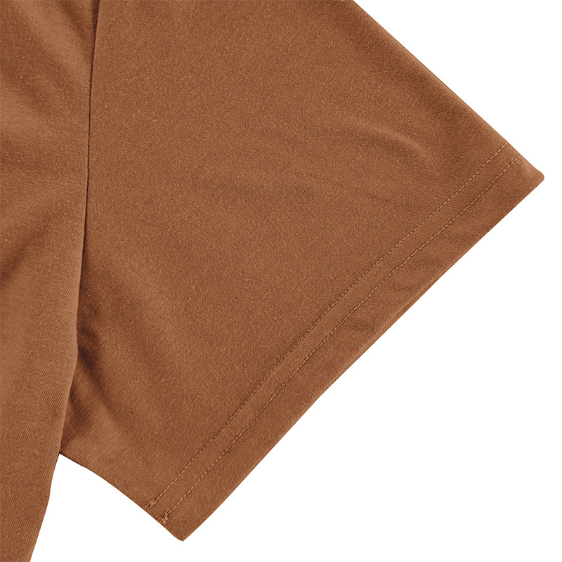 Heißer Sommer Atmungsaktive Herren Henry Kurzarm T-shirt Europäische und Amerikanische männer Taste Einfarbig T-shirt Top_voghion.com