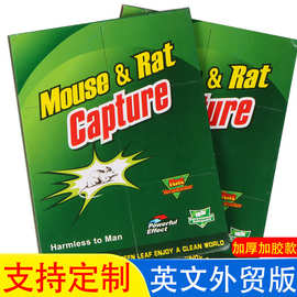 粘鼠板强力粘鼠加大加厚老鼠粘家用室内老鼠贴大号粘捕鼠神器