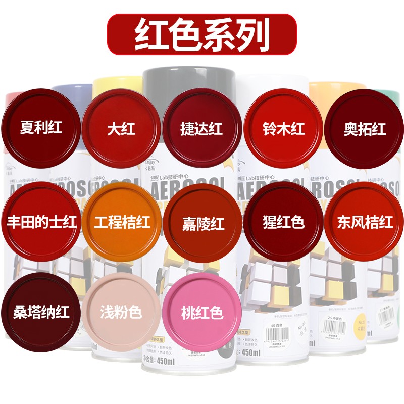 Qìchē Paint Matte Gloss - red-series-note-color-when-ordering