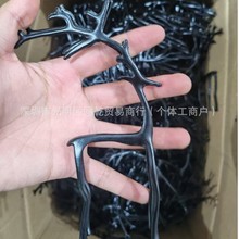 亚马逊Set of 2 Black Reindeer Statues圣诞小雕像黑色驯鹿