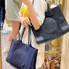 新品TBナイロンチェーントートバッグEallショッピングバッグ大容量マミーバッグ軽やか通勤シングルショルダーバッグ