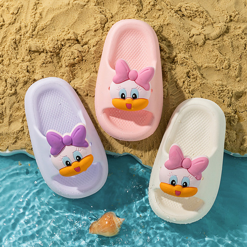 Children's Slippers Summer New Cute Cartoon Girls Breathable Wear-Resistant Lightweight Baby Slippers Girls' Sandal Slippers Wholesale